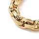 201 bracelets chaîne corde en acier inoxydable pour hommes BJEW-R313-06G-5
