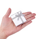 Benecreat 12 упаковка кольцо подарочная коробка с пеной и бархатной вставкой маленькая жесткая подарочная коробка для ювелирных украшений в форме кольца CBOX-BC0001-02-3