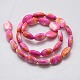 Synthetic Ocean White Jade Beads Strands G-L022-M-1-4