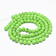 Chapelets de perles en verre peint par pulvérisation X-GLAD-S075-4mm-23-2
