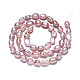 Fili di perle di perle d'acqua dolce coltivate naturali PEAR-N014-05F-4