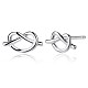 925 Sterling Silber Ohrstecker EJEW-BB30285-7