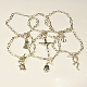 Iron Cable Chain Bracelet Making AJEW-JB00010-1