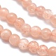 Natural Sunstone Beads Strands G-A177-04-13-3