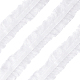Эластичная ткань с кружевной отделкой OCOR-WH0057-16A-1
