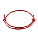 Coreano poliestere cavo di realizzazione di braccialetti cerato AJEW-JB00011-09-1