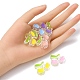 10 pièces 5 couleurs perles d'émail acrylique transparent TACR-YW0001-73-4