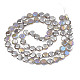 Electroplate Glass Beads Strands EGLA-N002-27-E01-2