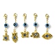 Décorations pendantes en alliage de style tibétain HJEW-JM01219-1