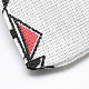 プリントコットンラッピングポーチ巾着袋  セーリングのテーマ  ホワイトスモーク  14x10cm X-ABAG-T004-10x14-09-5