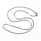 304 acero inoxidable cadena de serpiente cuadrada collares NJEW-K049-06P-1