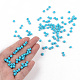 Baking Paint Glass Seed Beads SEED-S003-K10-4