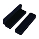 ベルベットジュエリーネックレスボックス  ネックレスのギフトケース  長方形  ミッドナイトブルー  22x5.5x3cm CON-YW0001-58-1