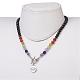 Mixed Gemstone Beaded Necklaces NJEW-JN01754-01-4