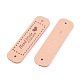 Бирки из искусственной кожи X-DIY-H131-A09-2