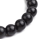 Braccialetti elastici con perline sintetiche turchesi per donne e uomini&nbsp;BJEW-JB11552-01-4