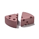 樹脂カボション  ヘアアクセサリー  チーズ  砂茶色  19.5x19.5x11mm CRES-P017-01C-2