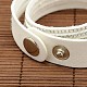 Fashionable 2-Loop Slake Bracelets X-BJEW-K021-02-3