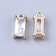 Transparent Glass Charms GLAA-T007-13H-2
