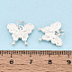 925 dije de mariposa de plata de ley.&nbsp;STER-T009-01S-4