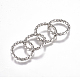 304 Stainless Steel Twisted Jump Rings STAS-G225-10P-01-1