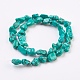 Natural Magnesite Beads Strands G-K271-01-2