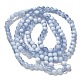 Chapelets de perles en verre craquelé&nbsp;GLAA-U001-6mm-14-3
