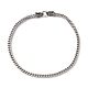 304 Stainless Steel Wheat Chains Necklace with Dragon Clasps for Men Women NJEW-E155-05P-1