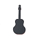 ギター形アクリルビッグペンダント  グリッターパウダー付き  ピンク  64x26x4.5mm  穴：1.5mm MACR-E002-02B-2