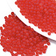Frosted Colours Glass Beads SEED-S040-04A-07-1
