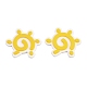 Cabochon di plastica&nbsp;PVC-D001-02D-1