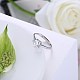Adjustable 925 Sterling Silver Cubic Zirconia Finger Rings RJEW-BB20781-6-4