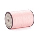 フラットワックスポリエステル糸ストリング  マイクロマクラメコード  革縫い用  ミックスカラー  0.8~0.9x0.3mm  約109.36ヤード（100m）/ロール YC-D004-01-M-3