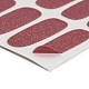 Pegatinas de esmalte de uñas envueltas de cubierta completa de color sólido MRMJ-T100-D-M-4