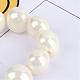 Armbänder shell pearl bead stretch BJEW-Q676-03-2