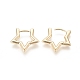 Brass Huggie Hoop Earrings EJEW-F245-03G-2