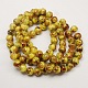Spray Painted Glass Round Beads Strands X-DGLA-R010-4mm-3-1