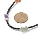 2Pcs 2 Style Natural Mixed Gemstone Chips & Glass Seed Beaded Necklaces Set for Women NJEW-TA00051-5