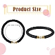 Ensemble de bracelets extensibles de perles de motif de coeur pour les femmes BJEW-SZ0001-92-2