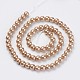 Eco-Friendly Dyed Glass Pearl Beads Strands HY-A008-6mm-RB045-2
