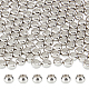 Dicosmetic 200pcs 304 perles d'espacement rondelle en acier inoxydable STAS-DC0015-07-1