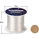 BENECREAT 150m/roll 0.8mm Crystal Thread Elastic Cord Stretch Bracelet Beads Fabric Crafting String (Clear) CT-BC0001-0.8mm-01B-4