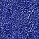 12/0グレードの丸いガラスシードビーズ  銀並ぶ  コーンフラワーブルー  12/0  2x1.5mm  穴：0.3mm  約30000個/袋 SEED-Q007-F43-2