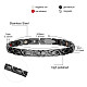 SHEGRACE Stainless Steel Watch Band Bracelets JB653C-5