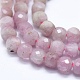 Fili di perle sfumate di kunzite naturale G-D0013-45-3