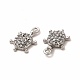 316 Surgical Stainless Steel with Crystal Rhinestone Charms STAS-G305-06P-2