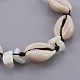 Cowrie Shell and Shell Jewelry Sets SJEW-JS01000-3