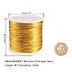 BENECREAT 18 Gauge (1mm) Aluminum Wire 492FT (150m) Anodized Jewelry Craft Making Beading Floral Colored Aluminum Craft Wire - Light Gold AW-BC0001-1mm-08-4