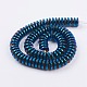 Electroplate Non-Magnetic Synthetic Hematite Beads Strands G-F562-P-3