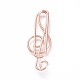 Musical Note Shape Iron Paperclips TOOL-K006-13RG-2